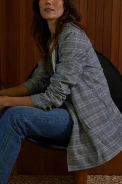 Grey Plaid Blazer -FREE PEOPLE Shop p58880 Z 06272023014232455x684 1