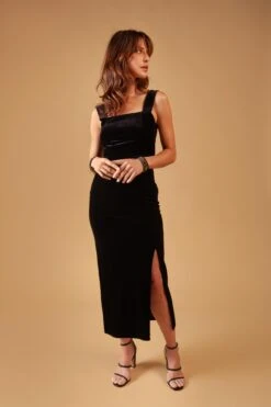 Velvet Square Neck Top