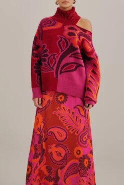 Farm Rio Bold Floral Pink Satin Maxi Skirt -FREE PEOPLE Shop p59910 Z 10112023052808923x1384 1