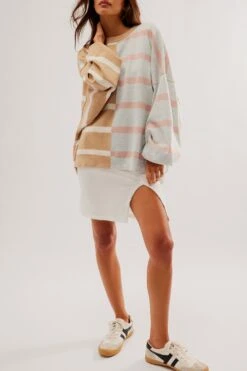 FREE PEOPLE Uptown Stripe Pullover