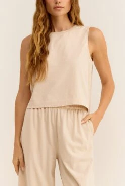 Sloane Jersey Muscle Tank