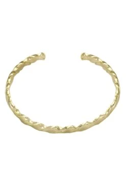 Gold Twist Small Cuff