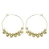 Gold Hoop With Gold Bead