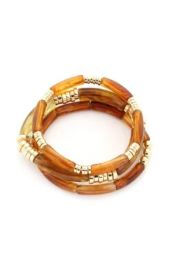 3 Row Resin Bracelet