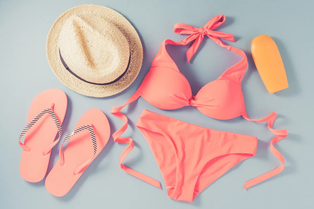 FREE PEOPLE Shop -FREE PEOPLE Shop peach coral bikini